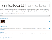 Tablet Screenshot of mickaelchabert.com